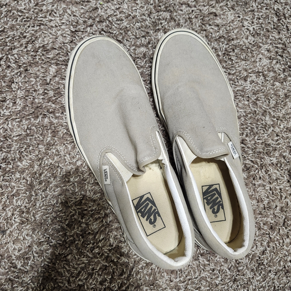 Vans Women's Gray Slip-On Shoes
